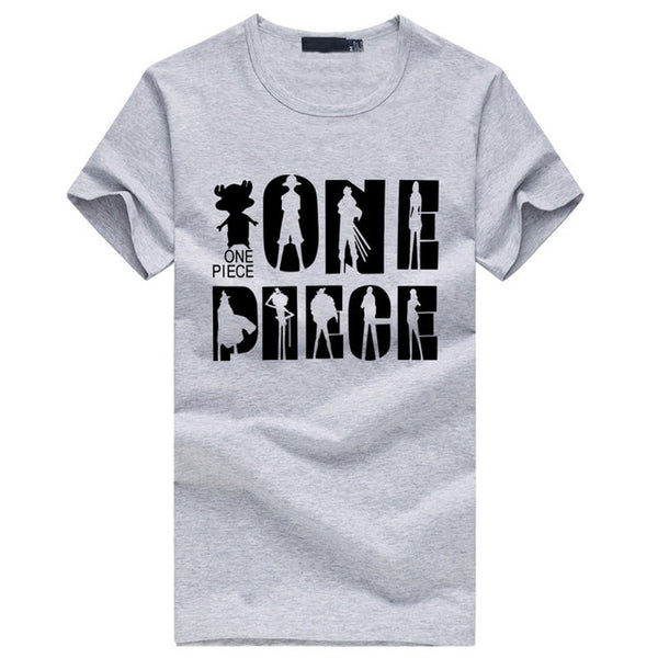 T-SHIRT ONE PIECE EQUIPAGE EN LETTRE - one-piece-stores