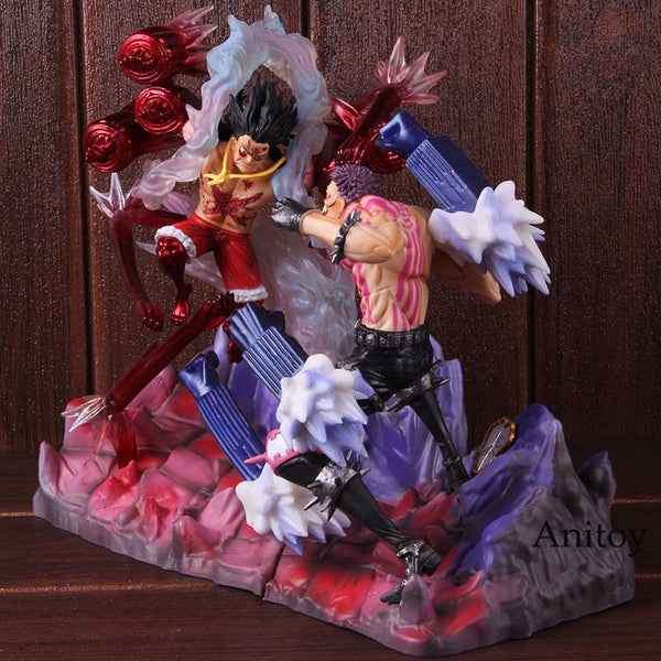FIGURINE ONE PIECE MONKEY D. LUFFY VS CHARLOTTE KATAKURI - one-piece-stores