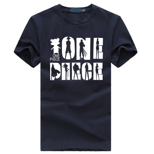 T-SHIRT ONE PIECE EQUIPAGE EN LETTRE - one-piece-stores