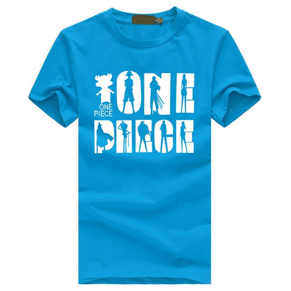 T-SHIRT ONE PIECE EQUIPAGE EN LETTRE - one-piece-stores