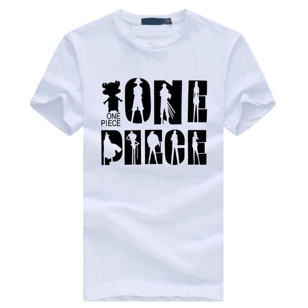 T-SHIRT ONE PIECE EQUIPAGE EN LETTRE - one-piece-stores