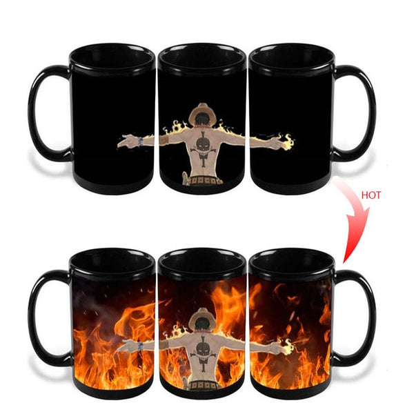 mug termosensible portgas d ace - one-piece-stores