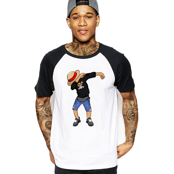 T-SHIRT ONE PIECE LUFFY DAB - one-piece-stores