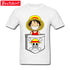 T-SHIRT ONE PIECE LUFFY EN POCHE - one-piece-stores