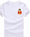 T-SHIRT ONE PIECE LUFFY EN POCHE