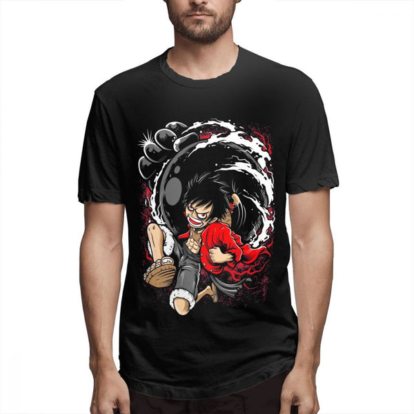 T-SHIRT ONE PIECE LUFFY KING KONG GUN - one-piece-stores