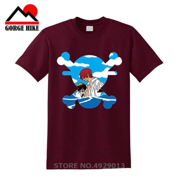 T-SHIRT ONE PIECE LUFFY ET SHANKS - one-piece-stores