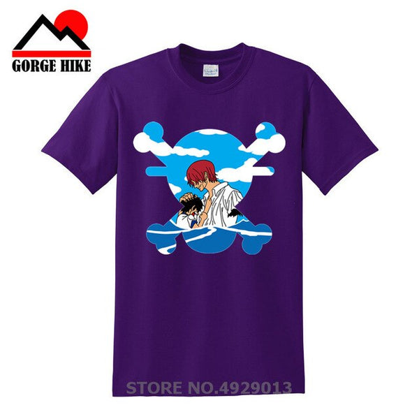 T-SHIRT ONE PIECE LUFFY ET SHANKS - one-piece-stores