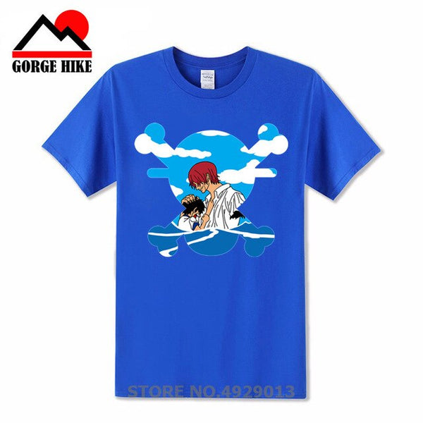 T-SHIRT ONE PIECE LUFFY ET SHANKS - one-piece-stores