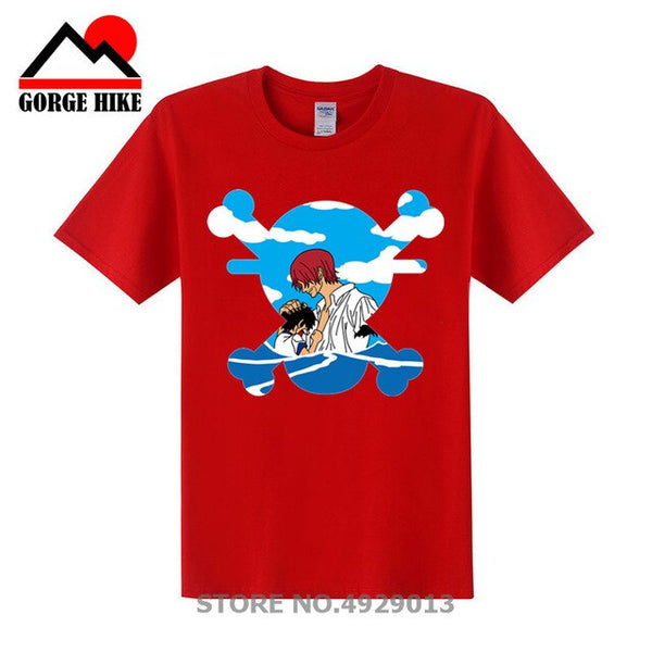 T-SHIRT ONE PIECE LUFFY ET SHANKS - one-piece-stores