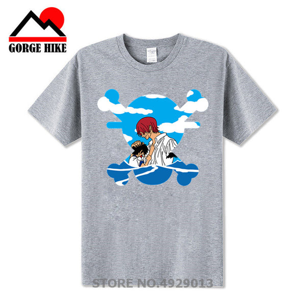 T-SHIRT ONE PIECE LUFFY ET SHANKS - one-piece-stores