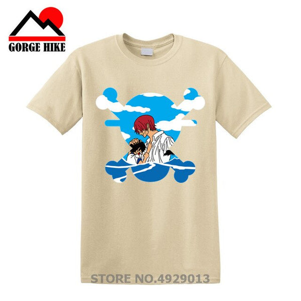 T-SHIRT ONE PIECE LUFFY ET SHANKS - one-piece-stores