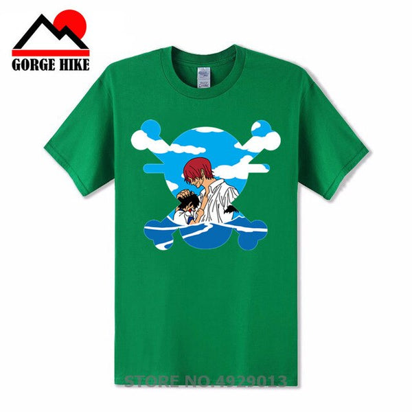 T-SHIRT ONE PIECE LUFFY ET SHANKS - one-piece-stores