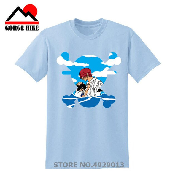 T-SHIRT ONE PIECE LUFFY ET SHANKS - one-piece-stores