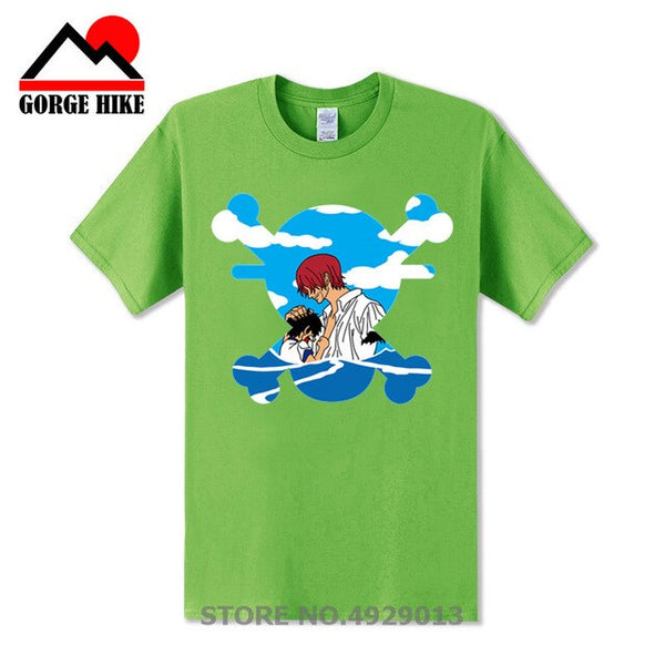 T-SHIRT ONE PIECE LUFFY ET SHANKS - one-piece-stores