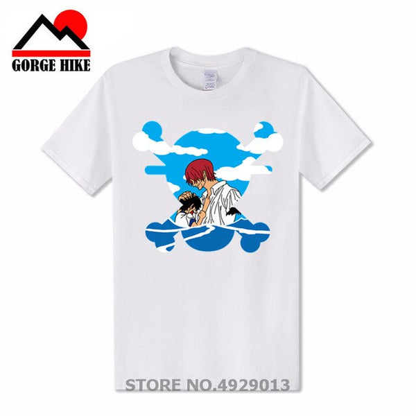 T-SHIRT ONE PIECE LUFFY ET SHANKS - one-piece-stores