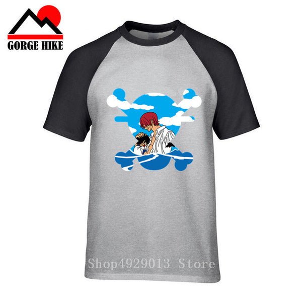 T-SHIRT ONE PIECE LUFFY ET SHANKS - one-piece-stores