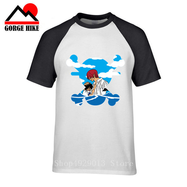 T-SHIRT ONE PIECE LUFFY ET SHANKS - one-piece-stores