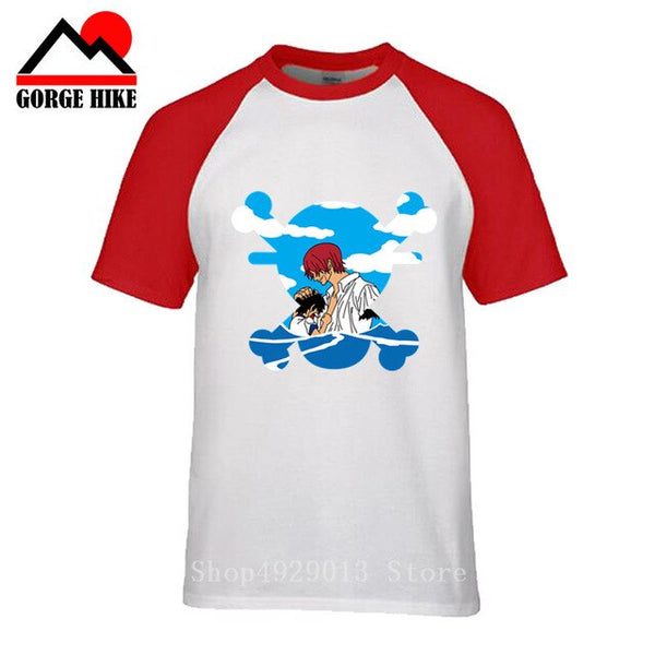 T-SHIRT ONE PIECE LUFFY ET SHANKS - one-piece-stores