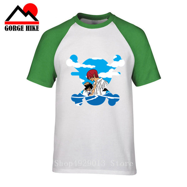 T-SHIRT ONE PIECE LUFFY ET SHANKS - one-piece-stores