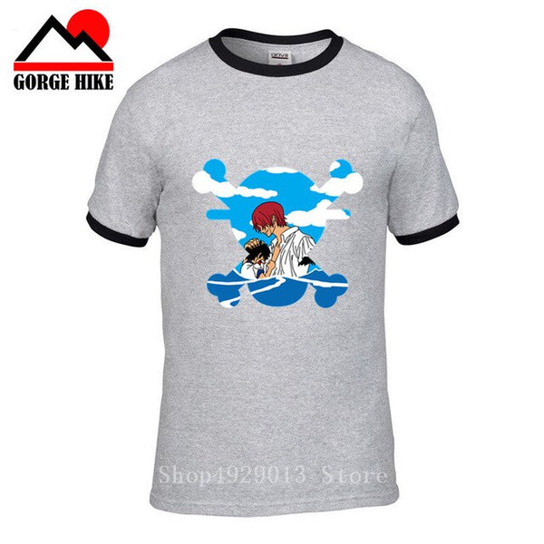 T-SHIRT ONE PIECE LUFFY ET SHANKS - one-piece-stores