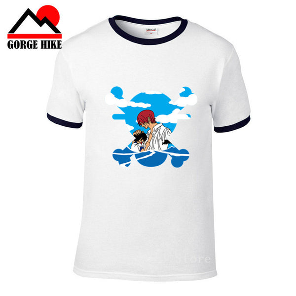 T-SHIRT ONE PIECE LUFFY ET SHANKS - one-piece-stores