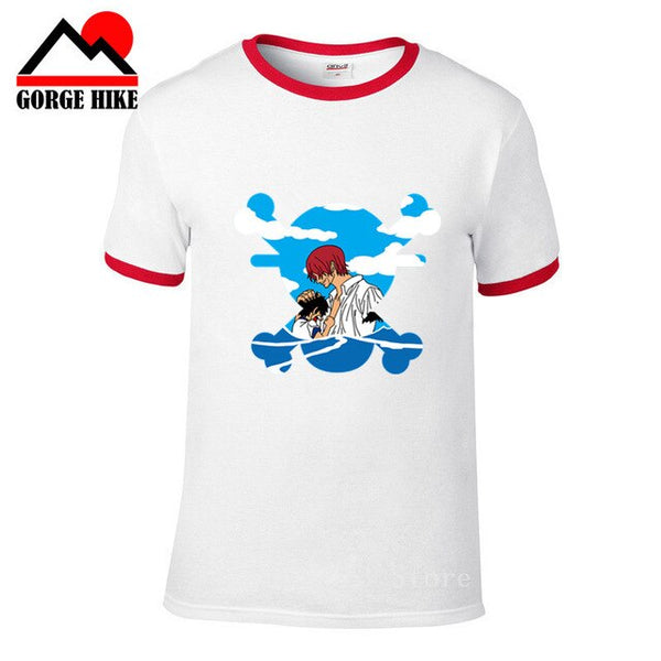 T-SHIRT ONE PIECE LUFFY ET SHANKS - one-piece-stores