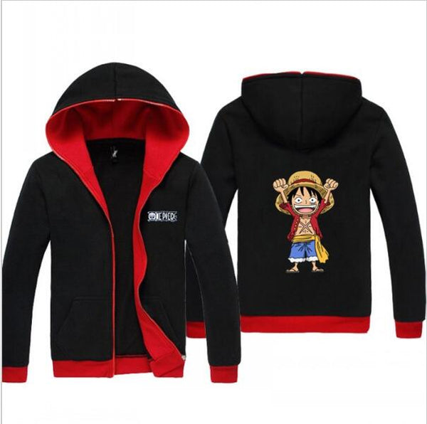 Japanese Anime One-piece Luffy Cosplay Men Sweat Hoodies High Fashion Clothing Sweat fashion Man - one-piece-stores