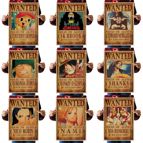 AFFICHE WANTED - one-piece-stores