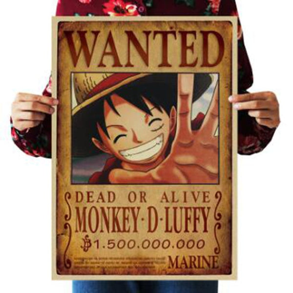 AFFICHE WANTED - one-piece-stores