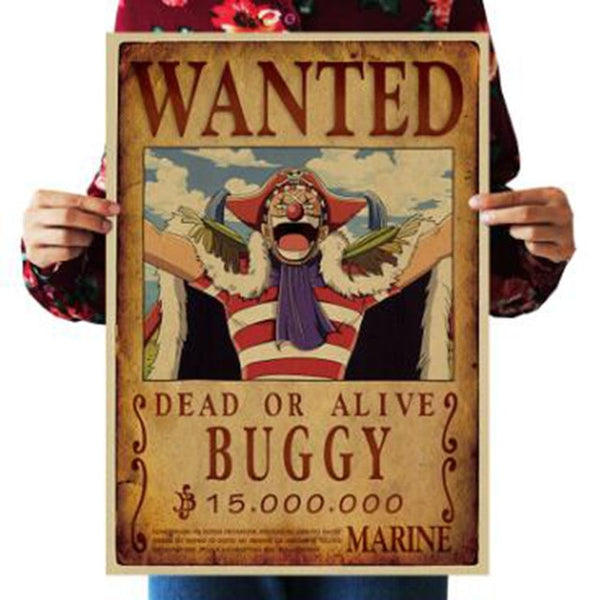 AFFICHE WANTED - one-piece-stores