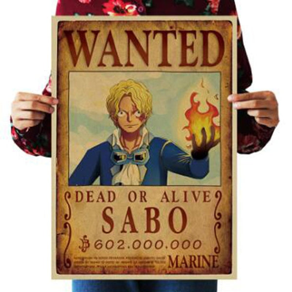 AFFICHE WANTED - one-piece-stores