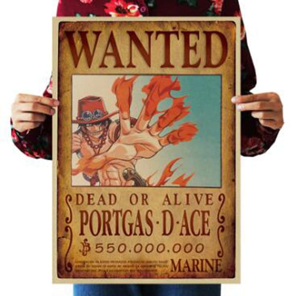 AFFICHE WANTED - one-piece-stores