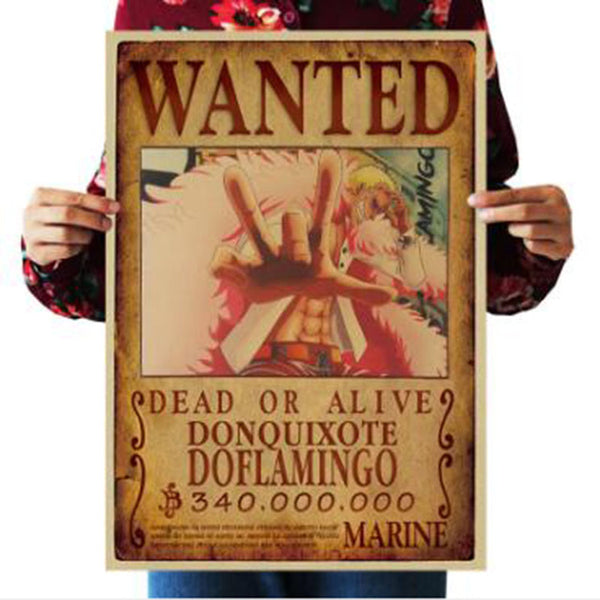 AFFICHE WANTED - one-piece-stores