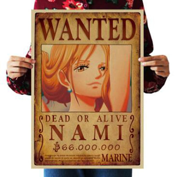 AFFICHE WANTED - one-piece-stores