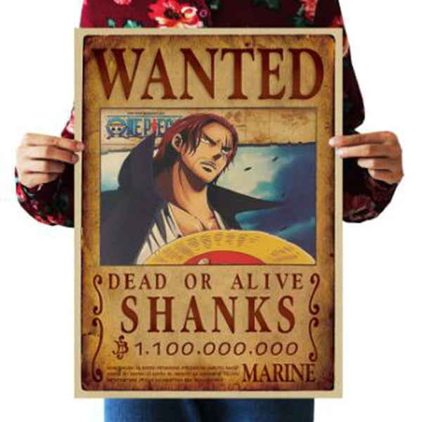 AFFICHE WANTED - one-piece-stores