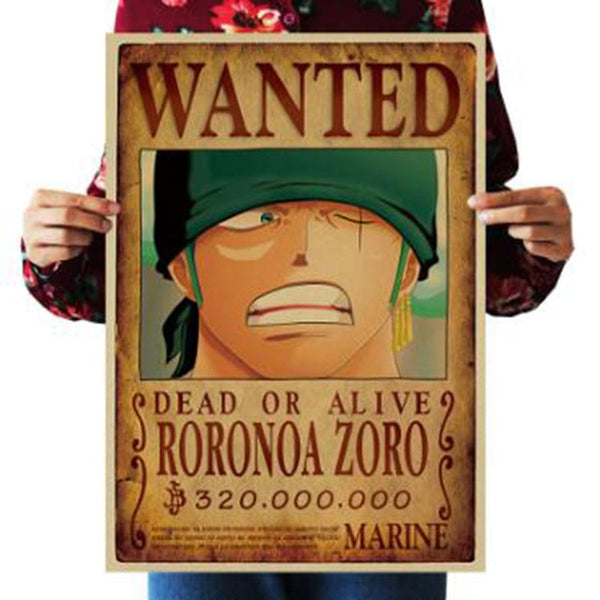 AFFICHE WANTED - one-piece-stores