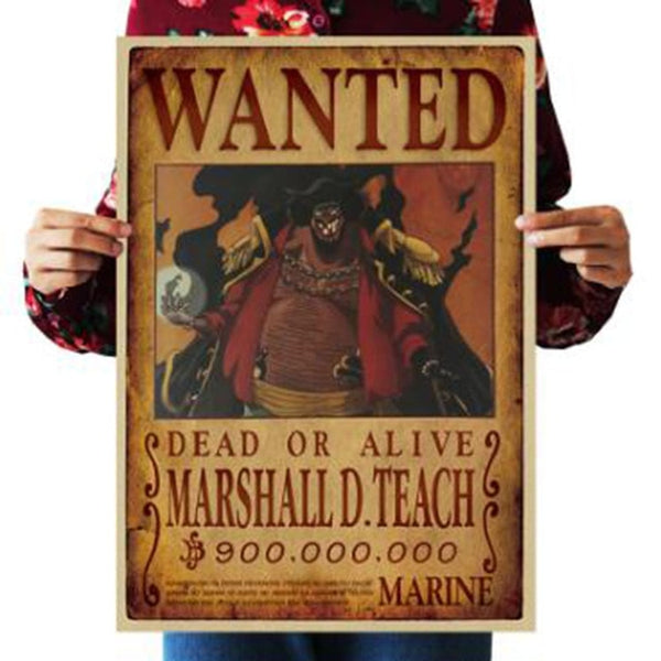 AFFICHE WANTED - one-piece-stores