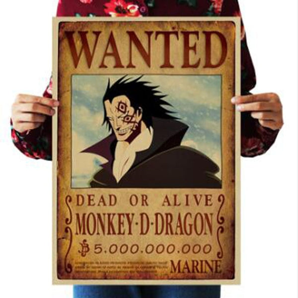 AFFICHE WANTED - one-piece-stores