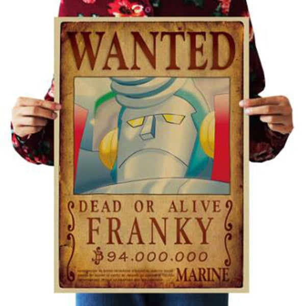 AFFICHE WANTED - one-piece-stores