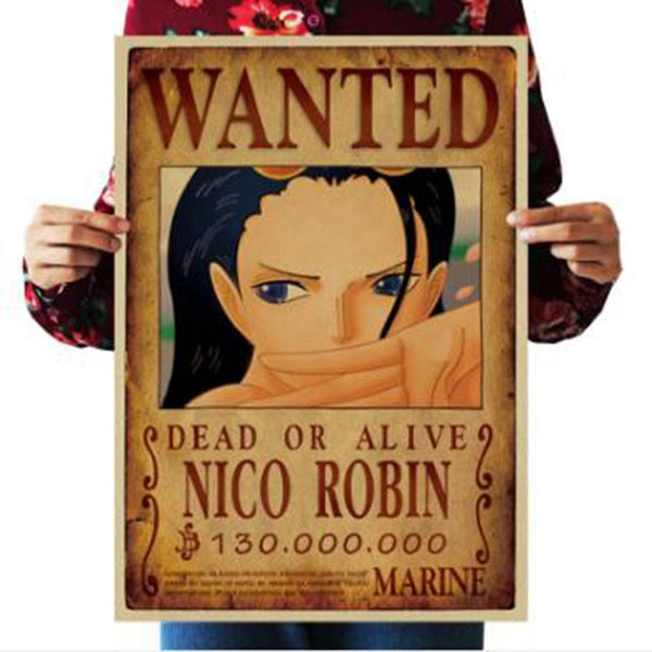 AFFICHE WANTED - one-piece-stores