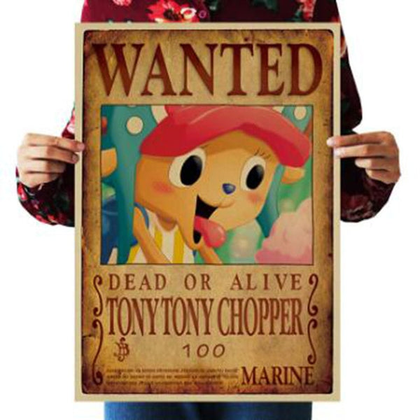 AFFICHE WANTED - one-piece-stores