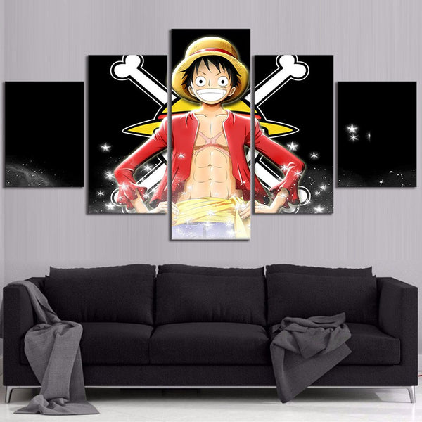 TABLEAU ONE PIECE LUFFY ROI DES PIRATES - one-piece-stores